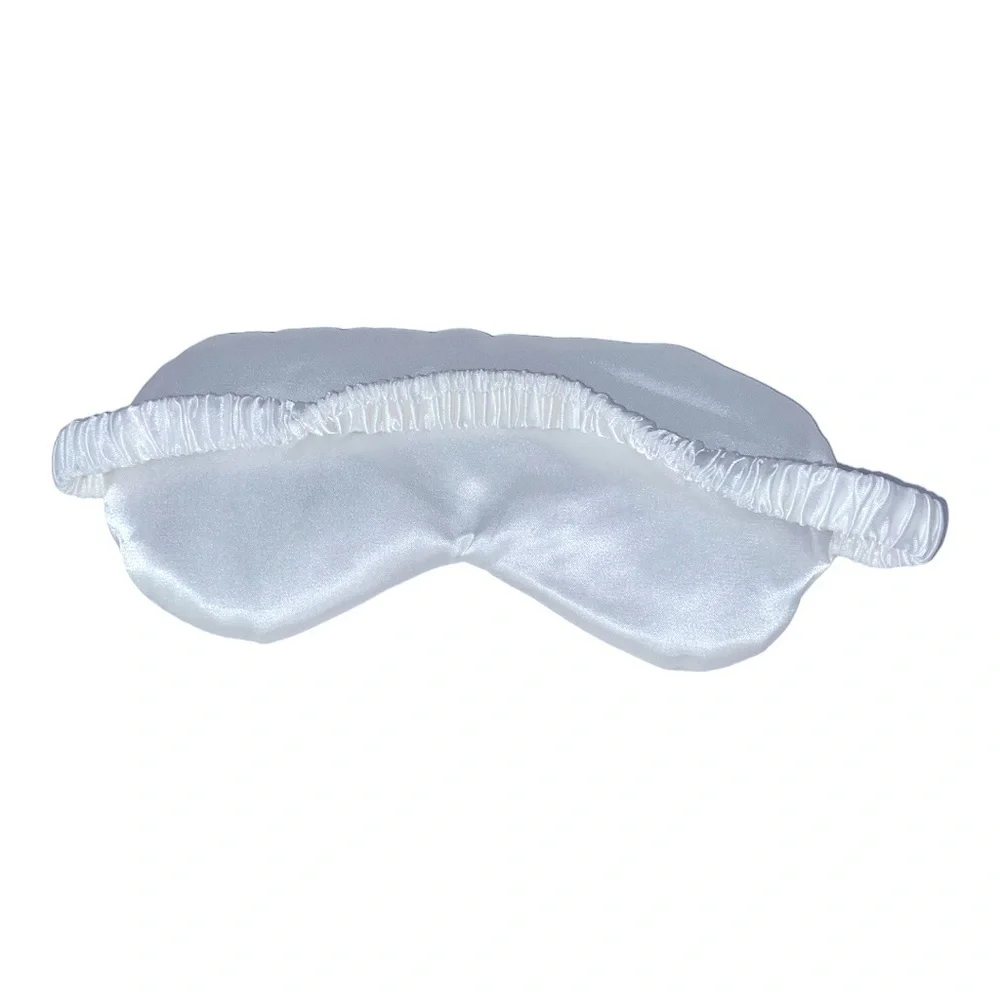 K.K. Sleepwear Eye Covers | 8” Face Mask. White.